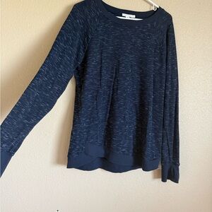 Threads 4 Thought Dark Blue Heathered light sweater